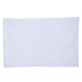 Kuber Industries Greek Design Super Absorbent Cotton 400 GSM Hand Towel|Face Towel|Bath Nets for Men,Women,Kids,30x20 Inches, (White)